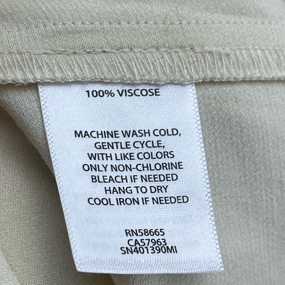 Something Navy cream colored satin double breasted trench coat size large - Picture 5 of 5